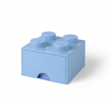 LEGO stalčius 4 šviesiai mėlynas