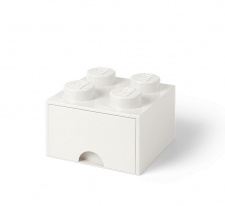 LEGO stalčius 4 baltas