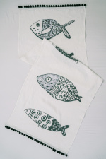 DAY DREAMER WORLD pledas pailgas FISH (baltas)