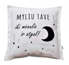BUBOO pagalvė MYLIU TAVE, balta
