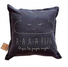 BUBOO pagalvė AA PUPA, tamsiai pilka
