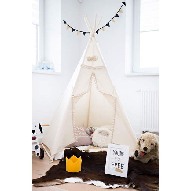 MINI CAMP palapinė | natūrali balta KAY