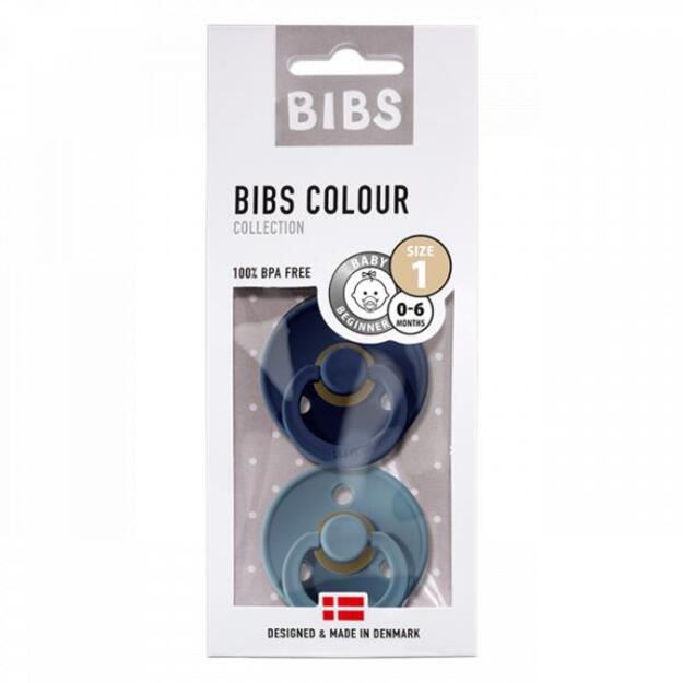 BIBS čiulptukas, 0-6 mėn., rinkinys fossil grey / mauve