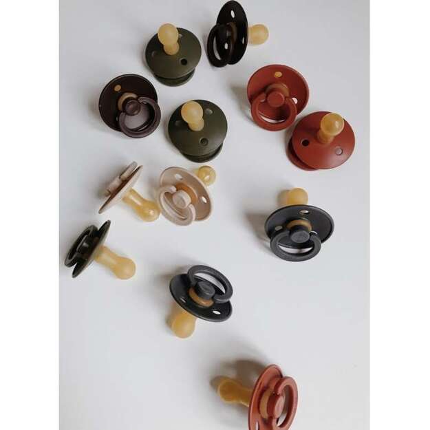 BIBS čiulptukas, 0-6 mėn., rinkinys fossil grey / mauve