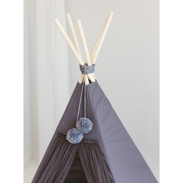 MINI CAMP palapinė be kilimėlio | pilka FAIRY TULLE