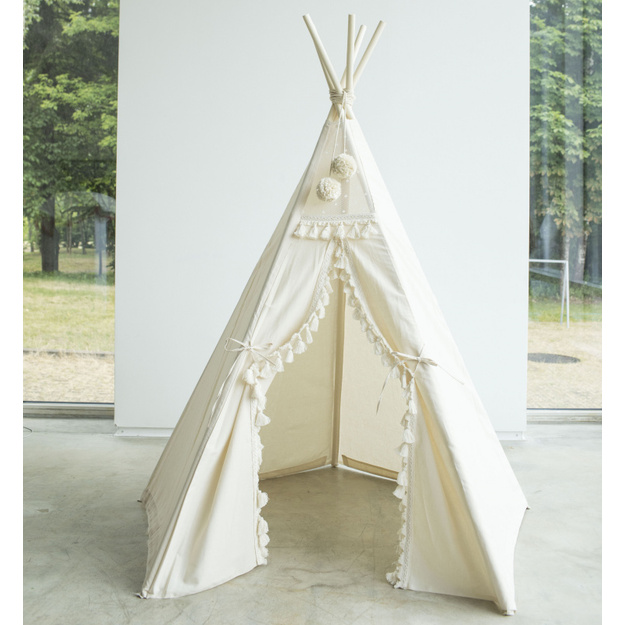 MINI CAMP palapinė | natūrali balta NUKA