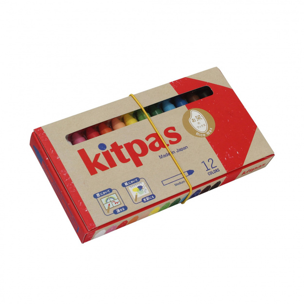 KITPAS vaškinės kreidelės 12