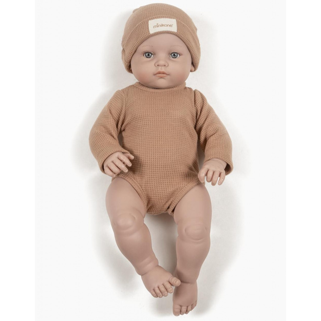 MINIKANE lėlės Bambinis bodis ir kepurė | Brown
