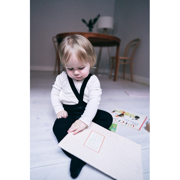 SILLY SILAS pėdkelnės su petnešomis 2-3 m. BLACK