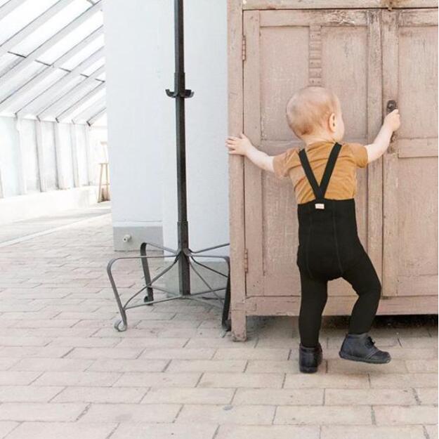 SILLY SILAS pėdkelnės su petnešomis 2-3 m. BLACK