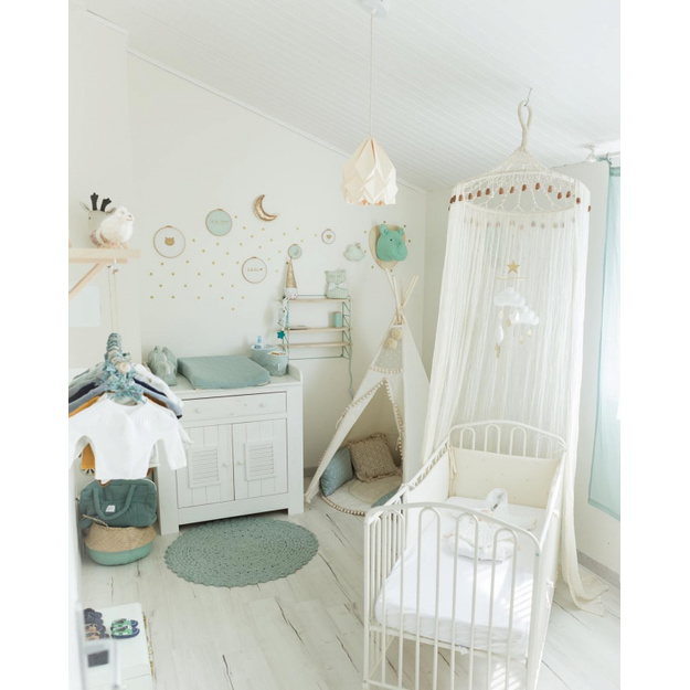 MINI CAMP palapinė su kilimėliu | natūrali balta KAY