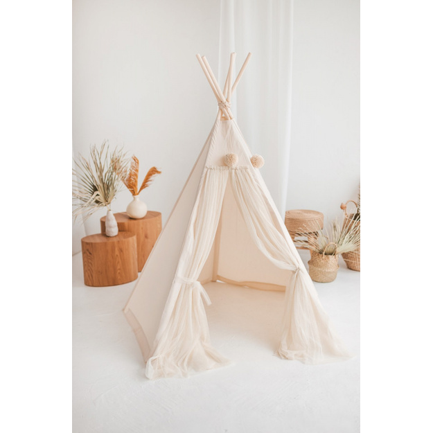 MINI CAMP palapinė | natūrali balta SPARKLE FAIRY