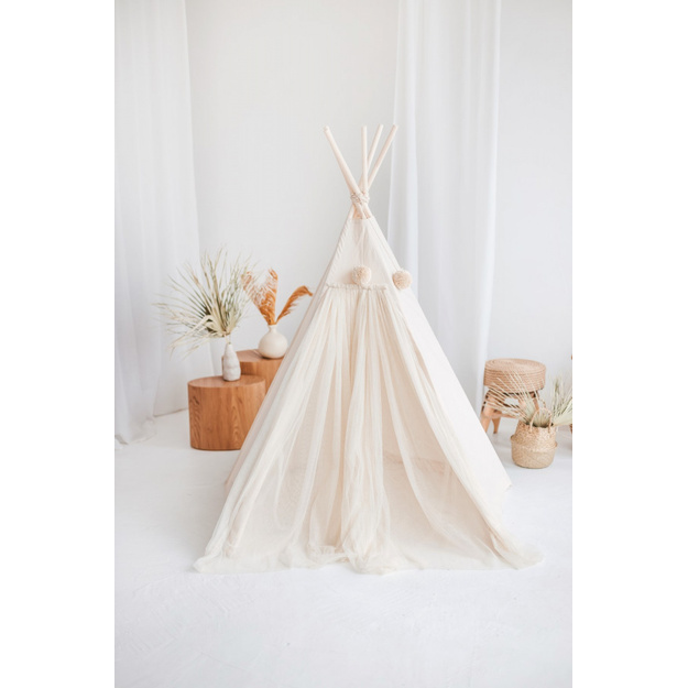 MINI CAMP palapinė | natūrali balta SPARKLE FAIRY