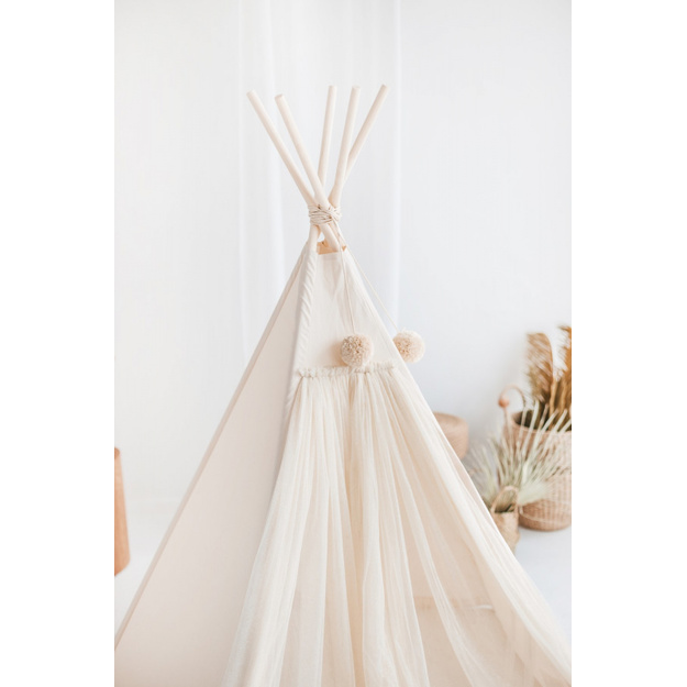 MINI CAMP palapinė | natūrali balta SPARKLE FAIRY