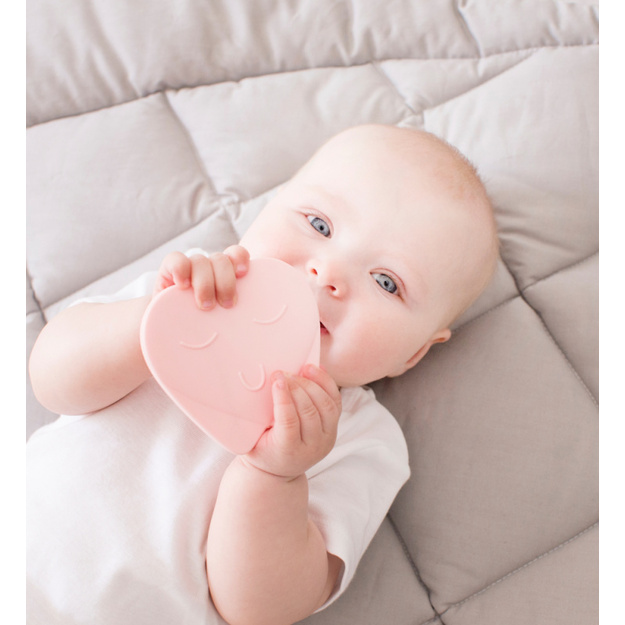 ECOteething silikoninis kramtukas dantukas, mėtinis