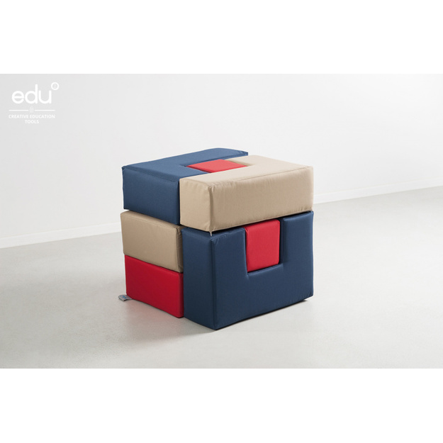 Edu2 žaidimų baldas - konstruktorius Tetrikubas