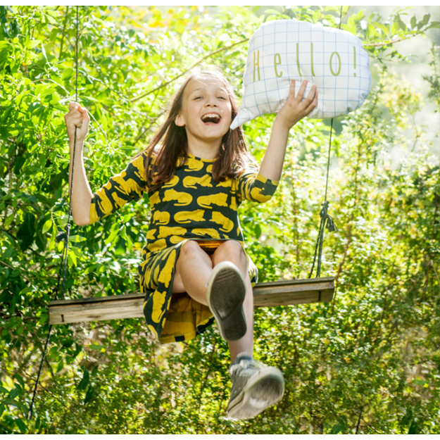 PANI PIESKA pagalvė Hello!