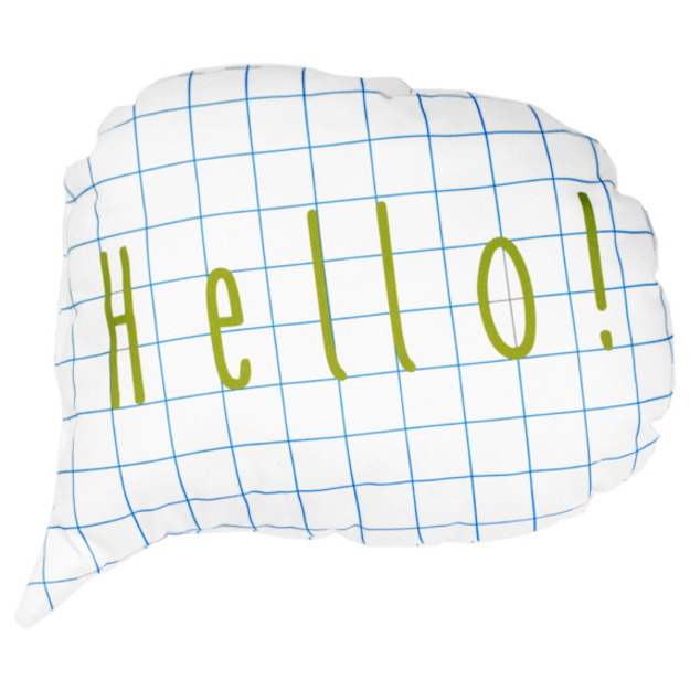 PANI PIESKA pagalvė Hello!