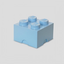 LEGO storage brick 4 light royal blue