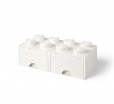 LEGO stalčius 8 baltas