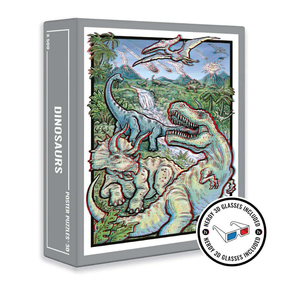 CLOUDBERRIES Jigsaw Puzzle | Dinosaurs 3D