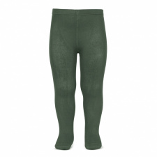 CONDOR plain basic tights | lichen green