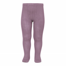 CONDOR wide-rib basic tights | amethyst