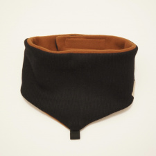 SAVEPLACE® dvipusė kaklaskarė | BLACK/BROWN