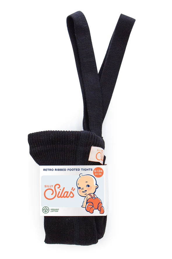 SILLY SILAS pėdkelnės su petnešomis 6-12 mėn. BLACK