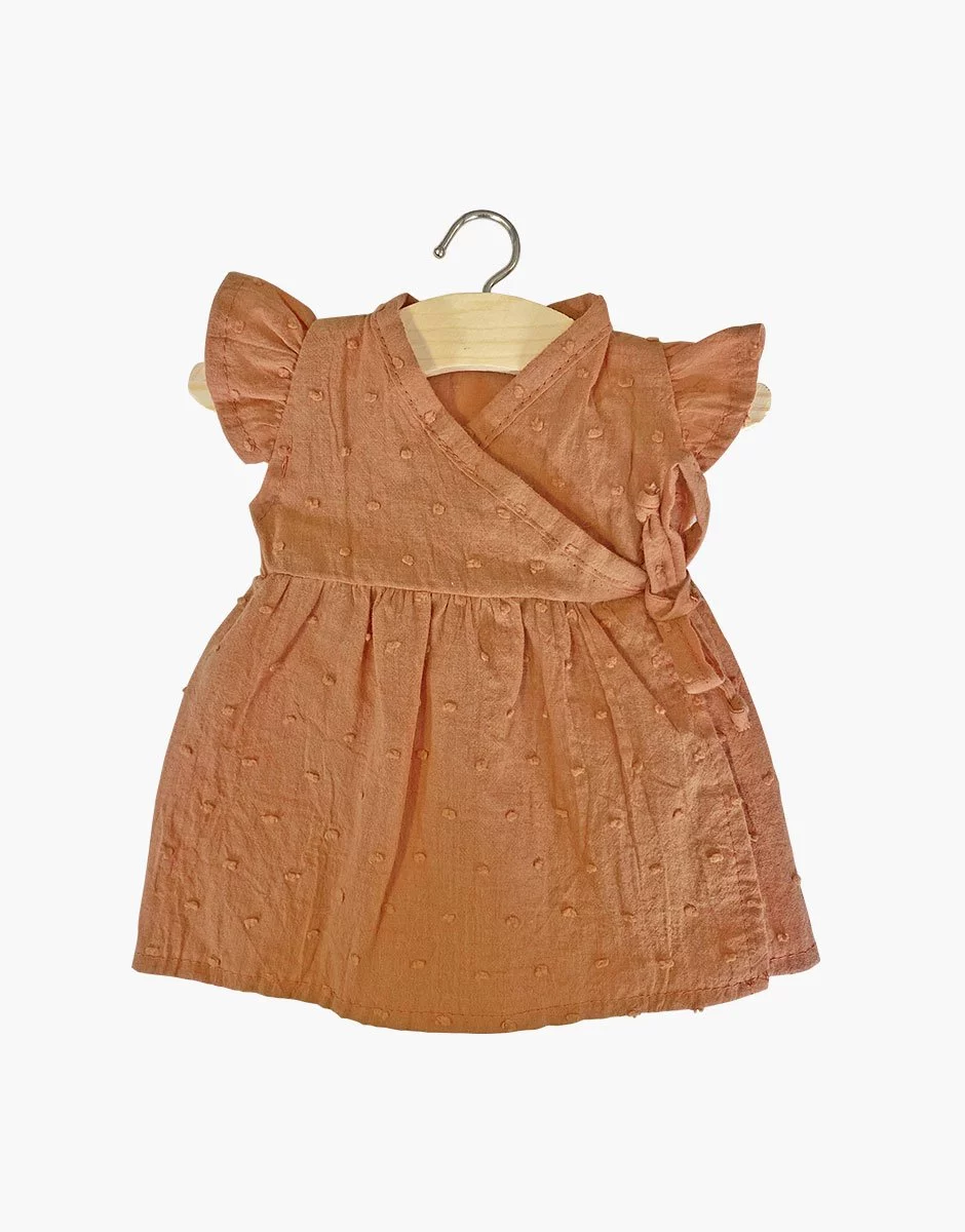 MINIKANE doll dress, Cassonade
