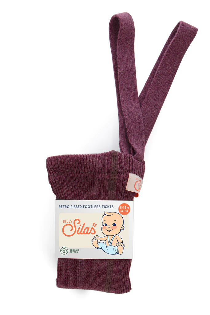 SILLY SILAS pėdkelnės be pėdučių su petnešomis 1-2 m. FIG BLEND