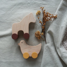 PINCH TOYS horse and bird