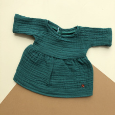MINIKANE lėlės suknelė, green