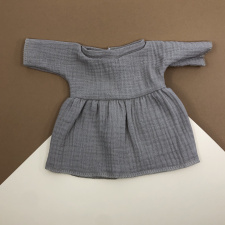 MINIKANE doll dress, light grey