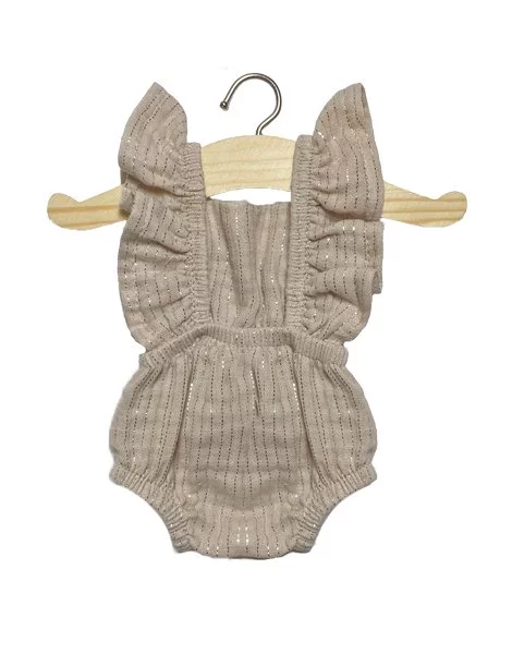 MINIKANE lėlės bodis, lurex beige