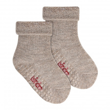 CONDOR terry wool socks non-slip | oatmeal