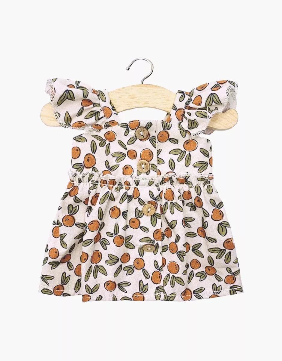 MINIKANE doll dress, Élisa Orange