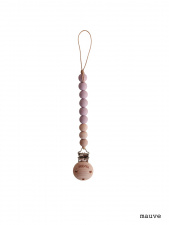 MUSHIE čiulptuko/kramtuko/žaisliuko laikiklis Cleo, mauve