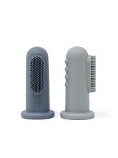 MUSHIE finger toothbrush, Tradewinds / Stone
