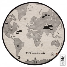 OYOY apvalus kilimas THE WORLD