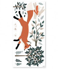 LILIPINSO sienų lipdukai XL | MR FOX FOREST RUNNING | PRE-ORDER