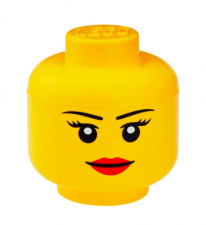 LEGO storage head, L - girl