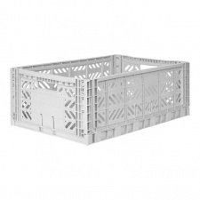 AY-KASA storage box maxi, light grey