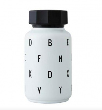 DESIGN LETTERS termo buteliukas, baltas