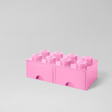 LEGO stalčius 8 šviesiai rožinis