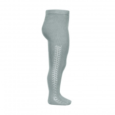 CONDOR openwork tights | dry green