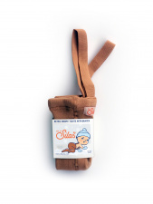 SILLY SILAS pėdkelnės su petnešomis šiltos 0-6 mėn. LIGHT BROWN