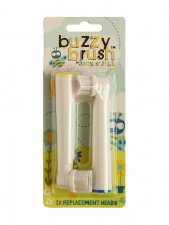 Jack N' Jill Buzzy Brush Replacement Heads for Electric Toothbrush - 2 Pack