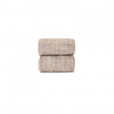CONDOR merino wool-blend rib tights | oatmeal
