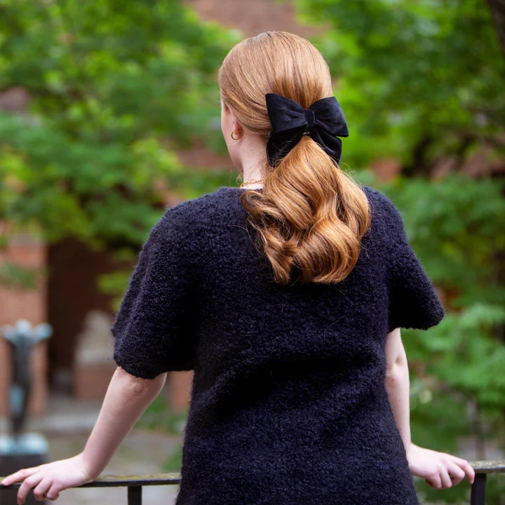BON DEP plaukų segtukas | Luxury Velvet Bow 